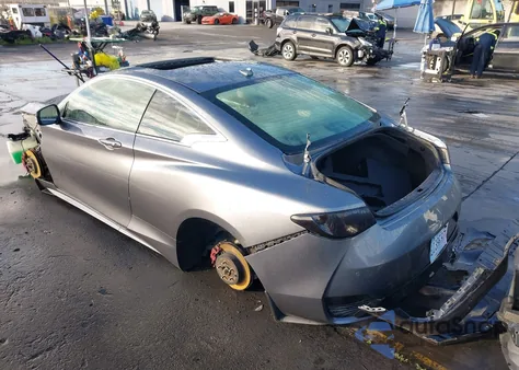 2017 Infiniti Q60 3.0T Premium z USA, uszkodzony, nr VIN JN1EV7EL1HM554674